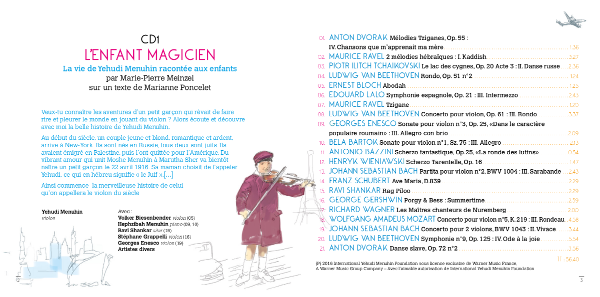 Yehudi Menuhin pour les enfants | CD Warner Music